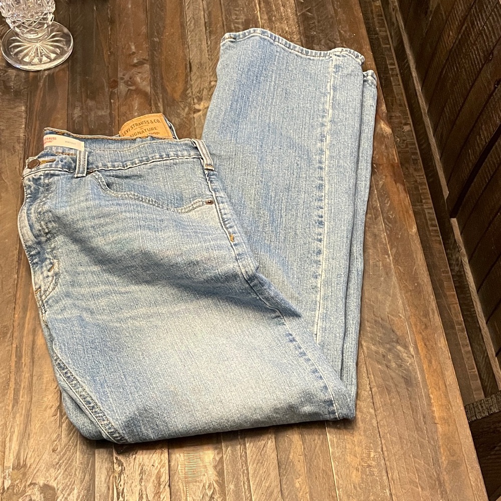 Levi's Light Blue Straight Jeans